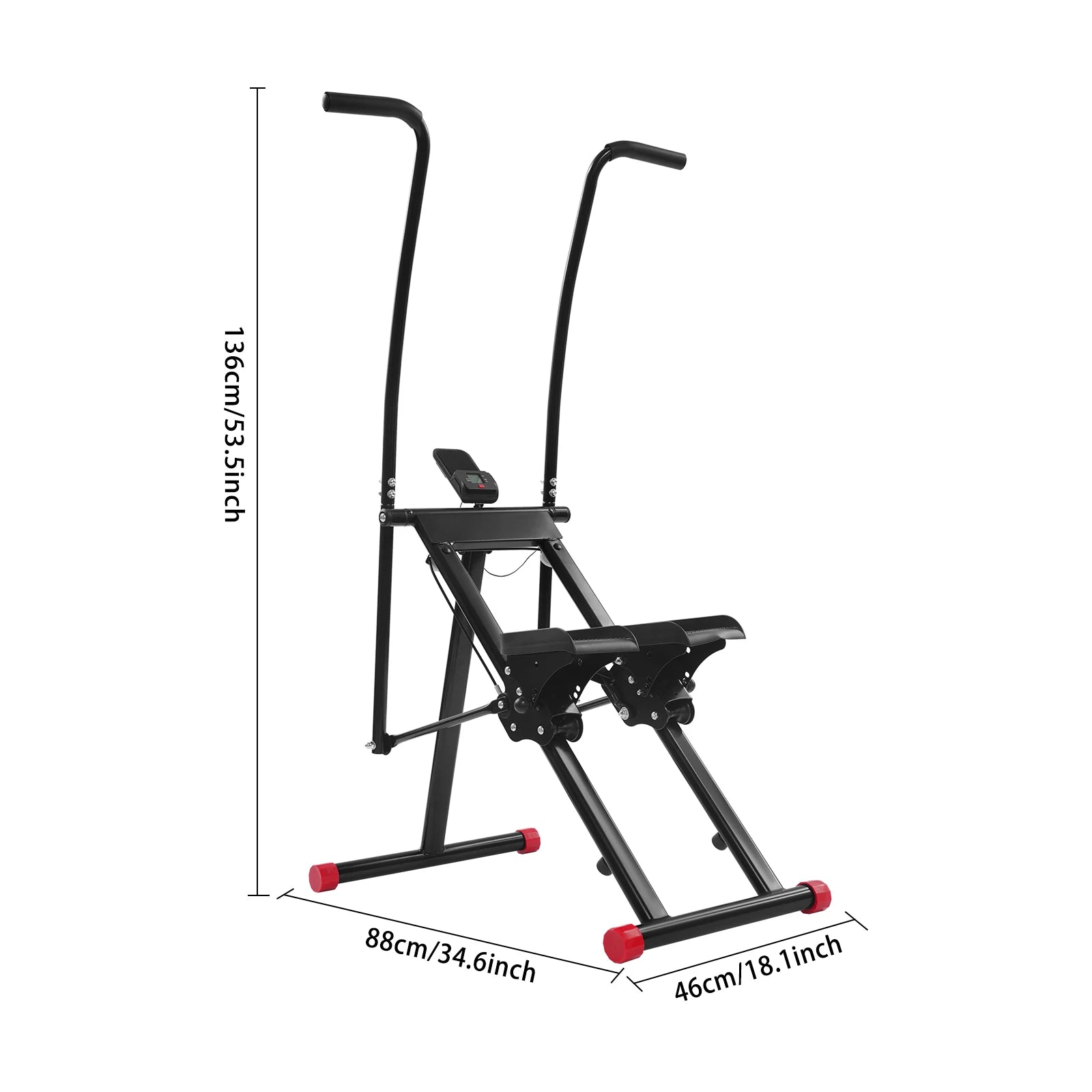 3 Gears Stair Stepper for Stair-climbing Exercises, Vertical Exercise Climber for Full-Body Workout, Stair Stepper for Home Gym