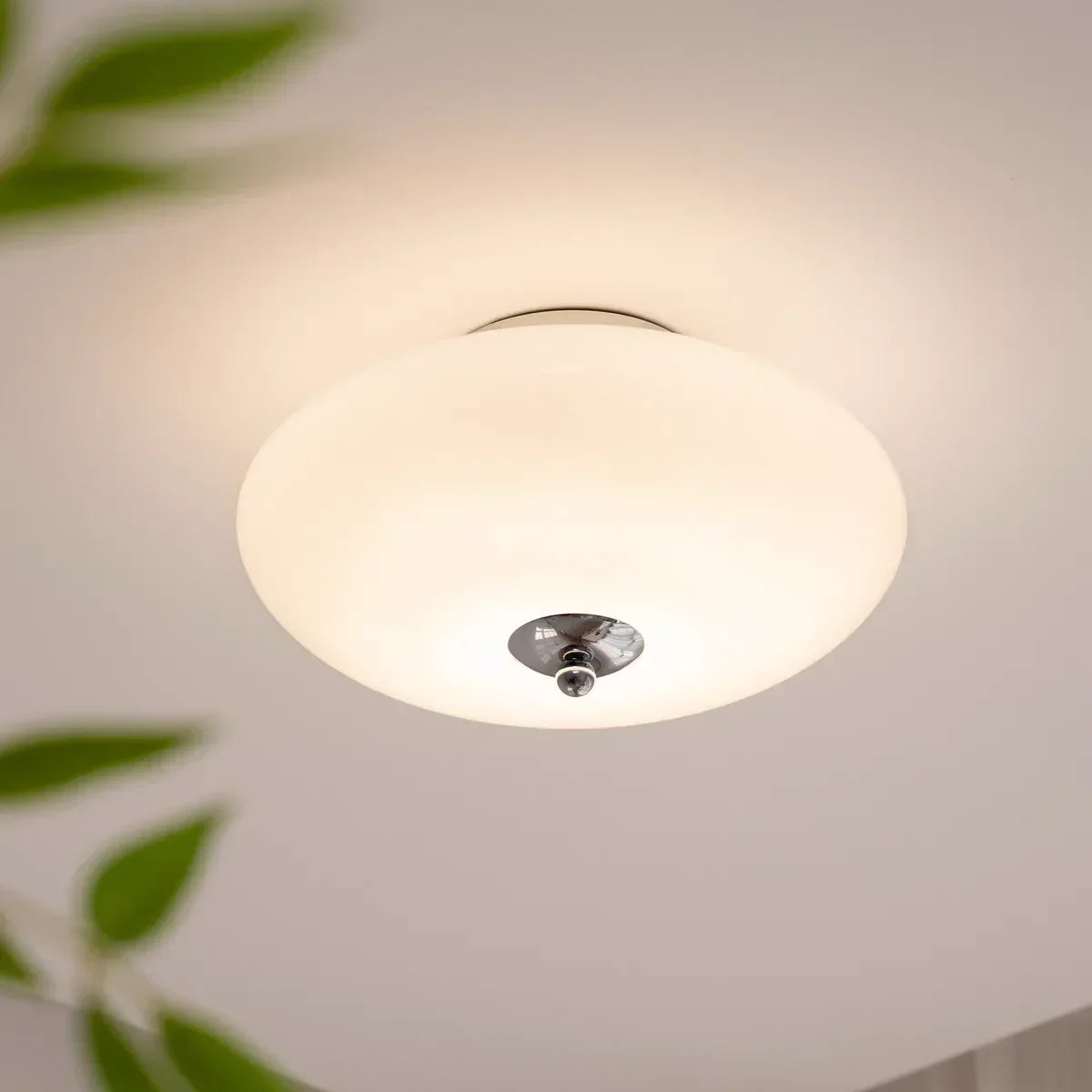 Bedroom Ceiling Lamp Led Light Bauhaus Cream White Glass Lampshade Dining Room Study Decorative Lamps Home Decorations