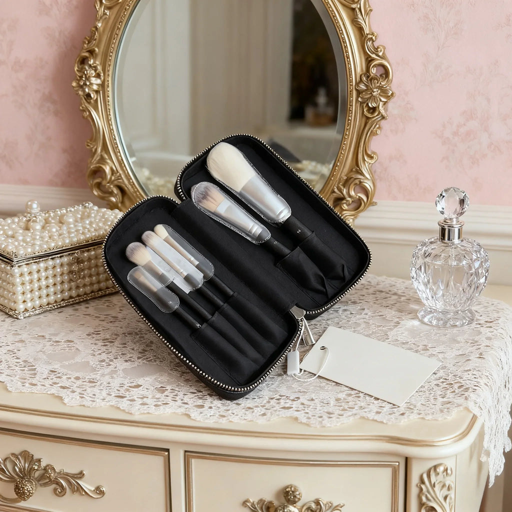 Holiday Gifts Luxury Makeup Brushes Set Foundation Brush Blush Eye Shadow Brush Eyeliner Brush D series for Wife Girlfriend