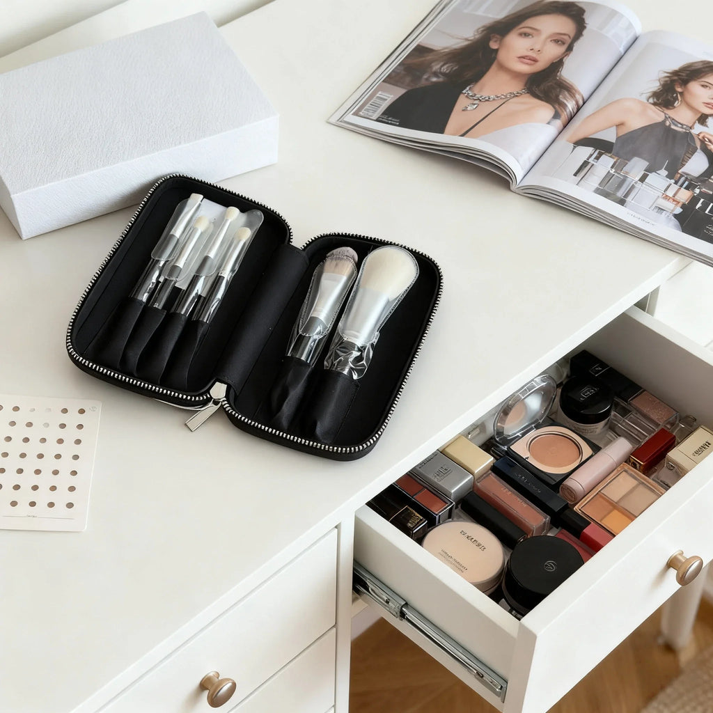 Holiday Gifts Luxury Makeup Brushes Set Foundation Brush Blush Eye Shadow Brush Eyeliner Brush D series for Wife Girlfriend