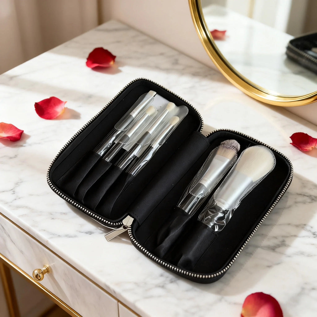 Holiday Gifts Luxury Makeup Brushes Set Foundation Brush Blush Eye Shadow Brush Eyeliner Brush D series for Wife Girlfriend