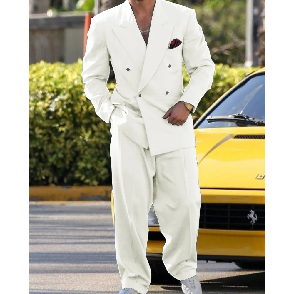 Man Formal Suits for Men Suit Set Wedding Luxury 2023 Fashion Suit Dress  2 Piece Modern Men's Suits