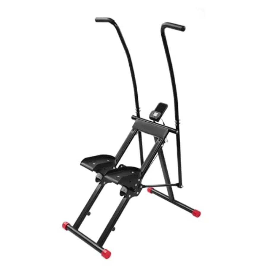 Stair Stepper for Home Vertical Climber Cardio Exercise Machine with Ergonomic Handle and 3 Gears Adjustable Pedals for Full Bo