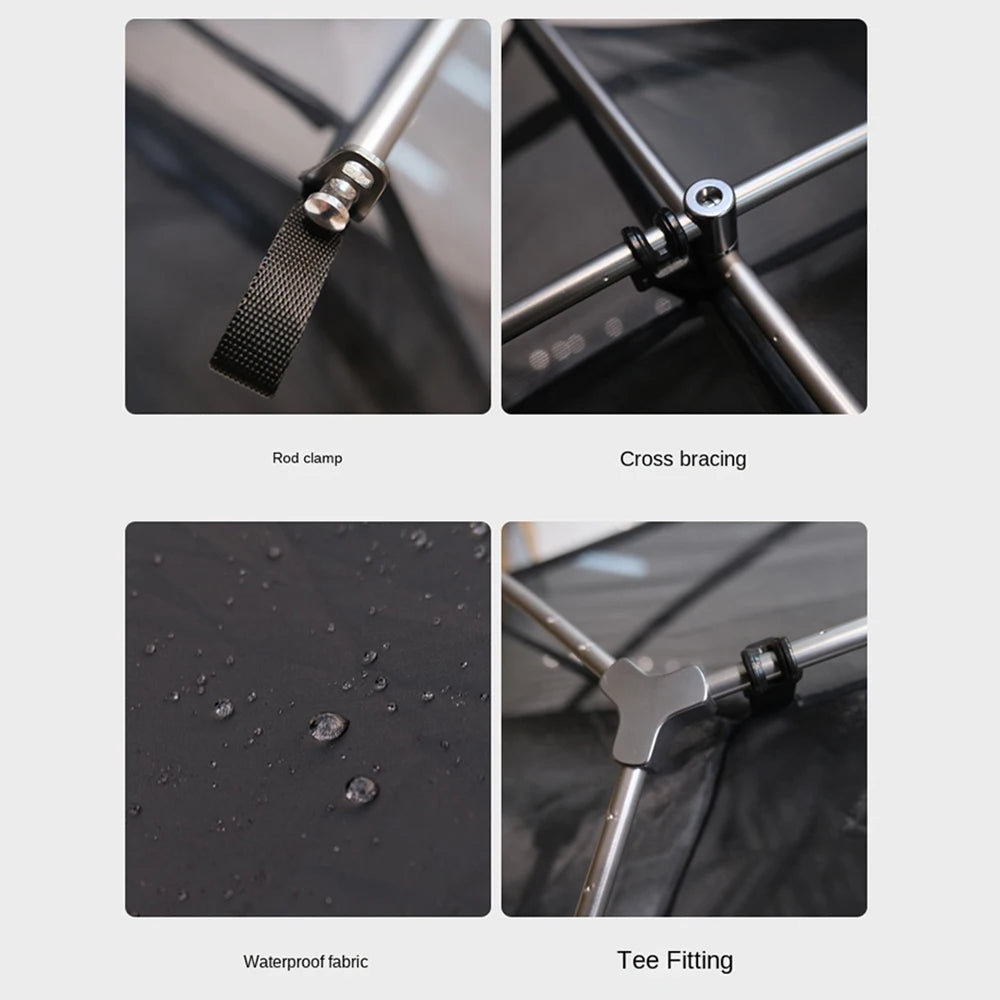 TARKA Camping Bed Tent Inner Tent And Outter Tent Set Only Used For Camping Bed Wild Hiking One Person Tent ﻿ ﻿ ﻿ ﻿ ﻿