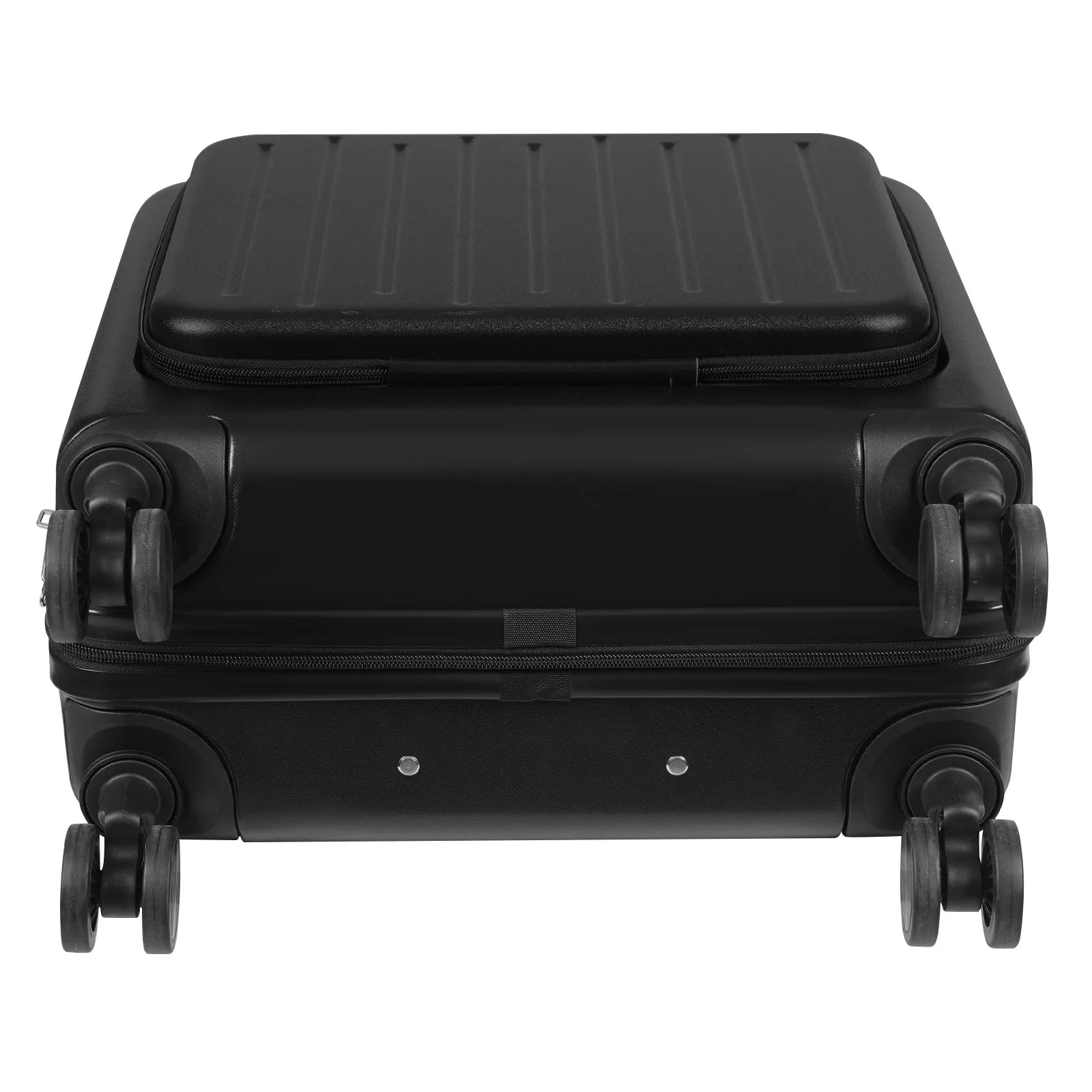 18'' Front Opening Airline Trolley Box Boarding Suitcase with Passcode Lock,Travel Luggage Suitcase for Men and Women