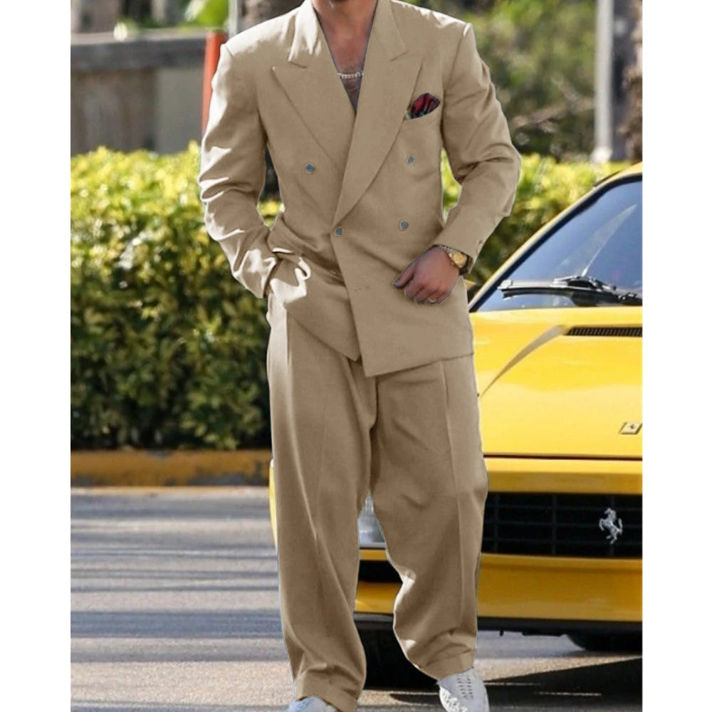 Man Formal Suits for Men Suit Set Wedding Luxury 2023 Fashion Suit Dress  2 Piece Modern Men's Suits