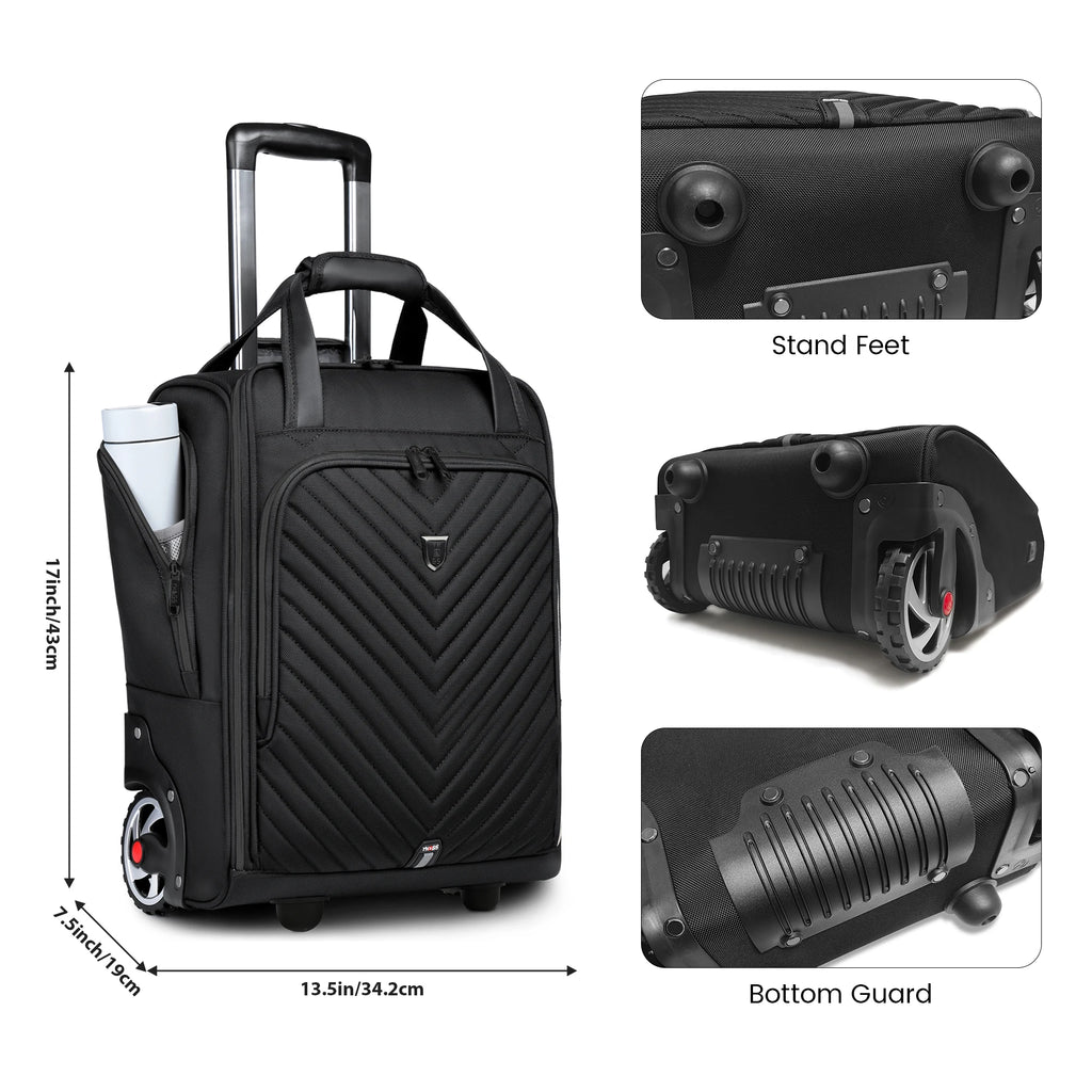 Laptop Bag Business Trolley Bags Carry-On Underseat Airlines Luggage Travel Bag with Wheels Women Men Briefcase for Men Women