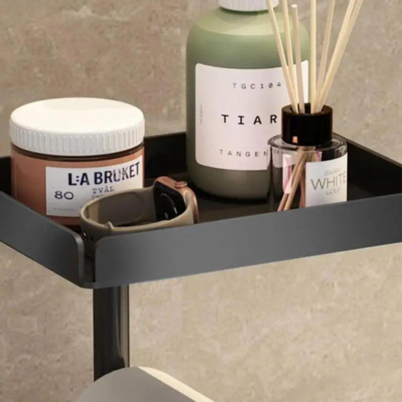 Standing Toilet Paper Holder Bathroom Toilet Tissue Stand With Storage Rack Tissue Rolls Stand Detachable And Smooth Bathroom