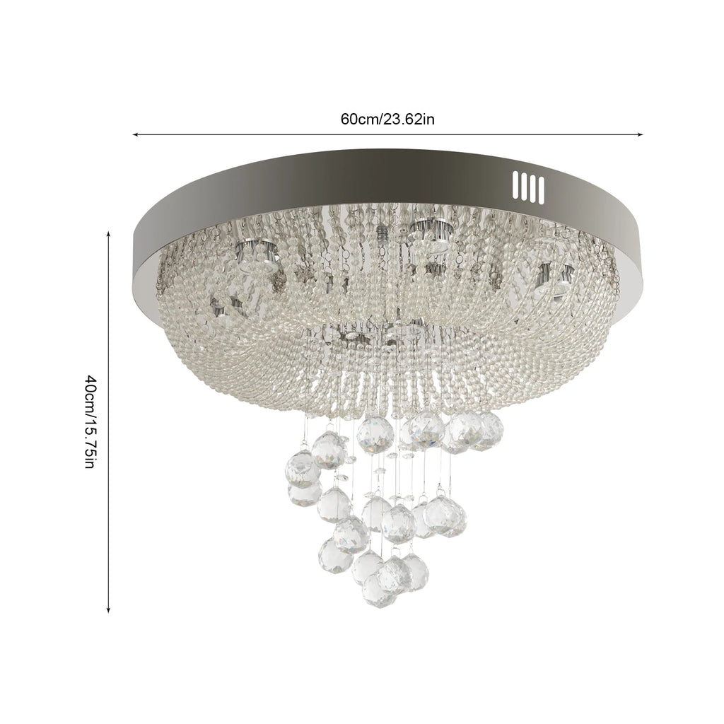 Ceiling Lamp Dimmable Chandeliers Pendant Living Room Pendant Light Modern Crystal Chandelier Lamp Led Ceiling Lights Lighting